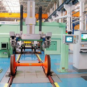 LA Stationary Automatic Ultrasonic Inspection System for Dismounted Wheel Rim and Wheel Disc