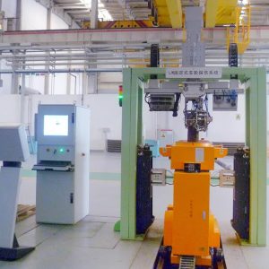 LW Stationary Phased Array Ultrasonic Inspection System for Dismounted Wheel